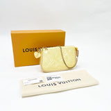 *LIMITED EDITION* LOUIS VUITTON VALENTINE’S DAY BANANA FIZZ YELLOW VERNIS LEA MINI POCHETTE ACCESSOIRES