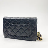 CHANEL CLASSIC WOC IN BLK LMBSKIN & GHW