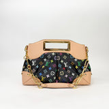 LOUIS VUITTON X TAKASHI MURAKAMI JUDY MM MULTI COL BLK MONOGRAM SHOULDER BAG