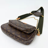 LOUIS VUITTON MULTI POCHETTE ACCESSORIES W KHAKI STRAP