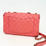 CHANEL FILIGREE IN PINK/ SALMON CAVIAR LEA & GHW - BLuxe Boutique