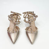 VALENTINO ROCKSTUD BRONZE PUMPS 65mm sz 34.5