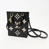 LOUIS VUITTON PETITE SEC PLAT IN BLK/ CRM MONO EMPRIENTE LEA - BLuxe Boutique