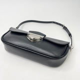 LOUIS VUITTON MONTAIGNE BLK EPI CLUTCH/ SHOULDER BAG