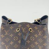 LOUIS VUITTON NEONOE MM IN MONOGRAM W BLK TRIM