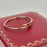 CARTIER JUSTE UN CLOU 18K ROSE GOLD BRACELET