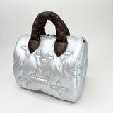 LIMITED EDITION SPEEDY 25 BANDOULIERE IN SILVER METALLIC PILLOW ECONYL & SHW