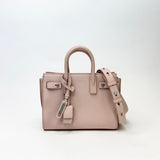 SAINT LAURENT MARBLE PINK PEBBLED SUPPLE LEA SAC DE JOUR 2 WAY TOTE - BLuxe Boutique