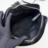 SAINT LAURENT LOU CAMERA CROSSBODY IN BLK VELVET & GHW - BLuxe Boutique