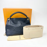 LOUIS VUITTON ARTSY MM IN BLK EMPREINTE LEA & GHW