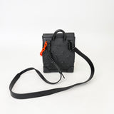LIMITED EDITION LOUIS VUITTON NANO STEAMER IN BLK EMBOSSED LEA