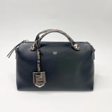 FENDI BY THE WAY BLK LEATHER TWO WAY TOTE BAG