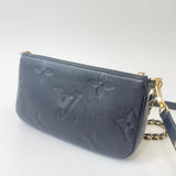 LOUIS VUITTON MULTI POCHETTE ACCESSORIES IN BLK EMPREINTE LEA