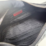 PRADA RE EDITION 2005 CROSSBODY IN BLK NYLON & RED HW