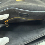 LOUIS VUITTON GEORGES MM IN BLK EMPREINTE LEA & GHW