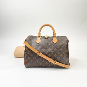 LOUIS VUITTON SPEEDY 30 MONOGRAM BANDOULIERE