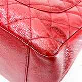 CHANEL GST IN RED CAVIAR LEA & SHW - BLuxe Boutique