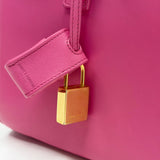SAINT LAURENT SAC DE JOUR NANO IN HOT PINK SMOOTH LEA & GHW - BLuxe Boutique