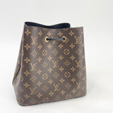 LOUIS VUITTON NEONOE MM IN MONOGRAM W BLK TRIM