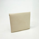 HERMES BASTIA COIN POUCH IN NATA ( CREAM ) MYSORE GOATSKN