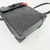 LIMITED EDITION LOUIS VUITTON NANO STEAMER IN BLK EMBOSSED LEA