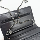 CHANEL CLASSIC WOC IN BLK LAMBSKN LEA & SHW