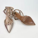 VALENTINO ROCKSTUD BRONZE PUMPS 65mm sz 34.5