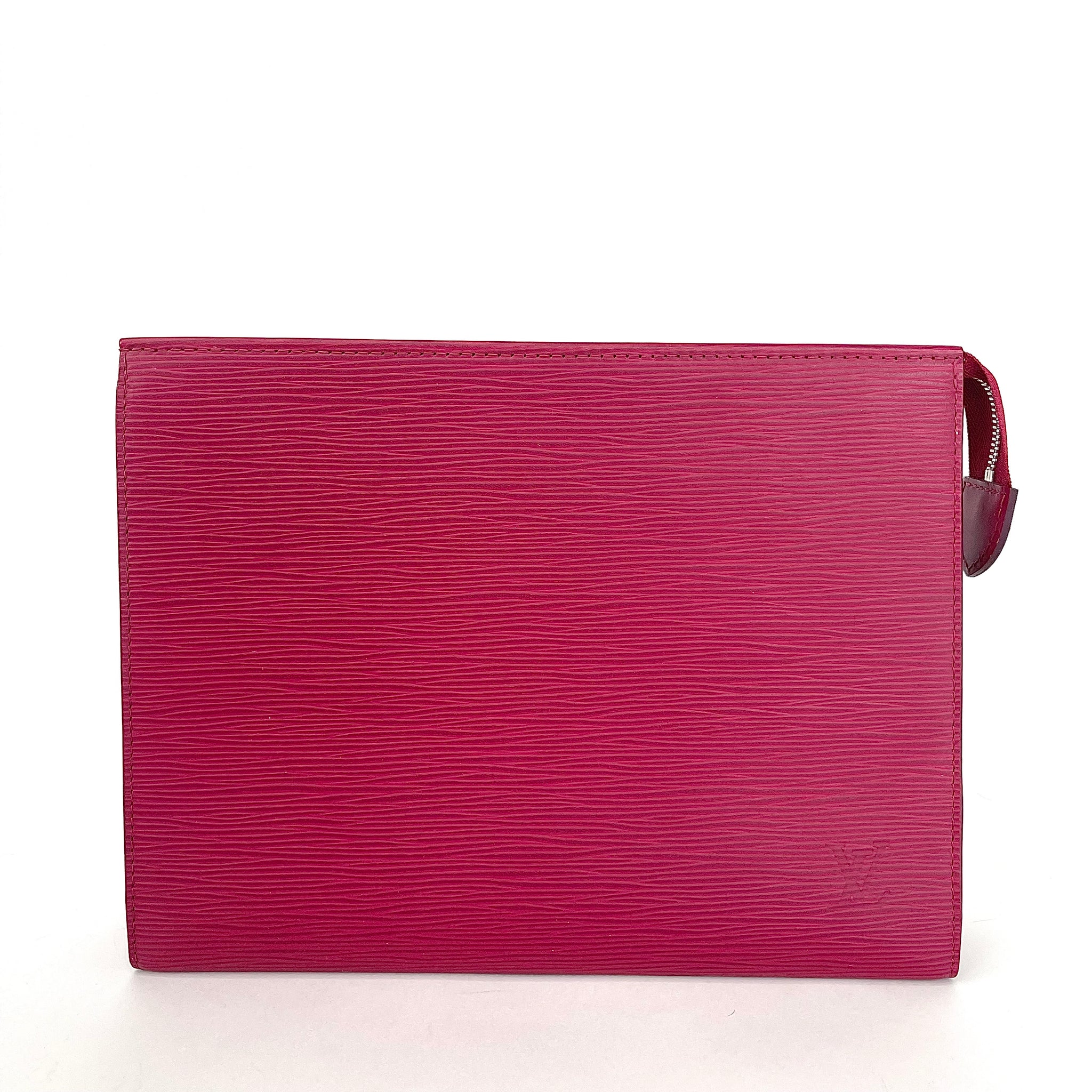 LOUIS VUITTON TOILETRY 26 RASPBERRY EPI LEATHER POUCH/ CLUTCH