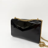 LOUIS VUITTON LOUISE PM BLK PATENT CROSSBODY BAG