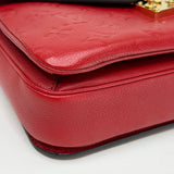 LOUIS VUITTON POCHETTE METIS IN RED EMPREINTE LEA & GHW - BLuxe Boutique
