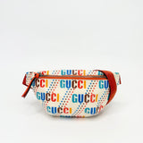 GUCCI MULTI COLOR GG COATED CANVAS MINI BELT BAG