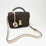 LOUIS VUITTON MONOGRAM POCHETTE METIS W BRAIDED HANDLE