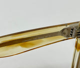 CELINE SQUARE BRN/ AMBER ACETATE SUNGLASSES