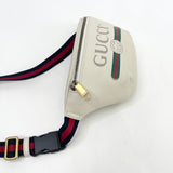 GUCCI LOGO CRM LEA BELT BAG/ CROSSBODY