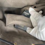 FENDI ZUCCA COATED CANVAS MON TRESOR BUCKET CROSSBODY