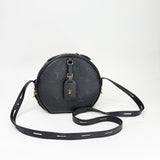 LOUIS VUITTON BOITE CHAPEAU SOUPLE MM BLK EMPREINTE LEA CROSSBODY