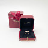 CARTIER L0VE BAND IN 18K ROSE GOLD W 8 DIAMONDS sz 54