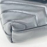 SAINT LAURENT TOY LOULOU IN BLK LEATHER WITH GHW