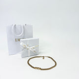 CHRISTIAN DIOR REVOLUTION LT GOLD CHAIN CHOKER NECKLACE   