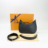 LOUIS VUITTON BAGATELLE MN IN BLK GIANT MONO EMPREINTE LEA