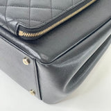 CHANEL BUSINESS AFFINITY LRG BLK CAVIAR LEA & LGHW TOTE