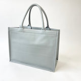 CHRISTIAN DIOR GRAY LEA BOOK TOTE