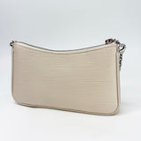 LOUIS VUITTON EASY POUCH ON STRAP CROSSBODY IN CRM EPI LEA W SHW