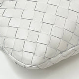 BOTTEGA VENETA MINI JODIE IN WHT INTRECCIATO LEA
