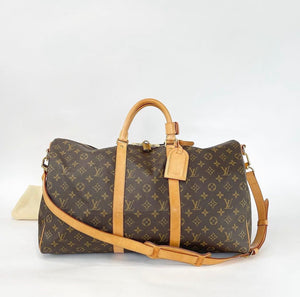 LOUIS VUITTON MONOGRAM KEEPALL 50 BANDOULIERE