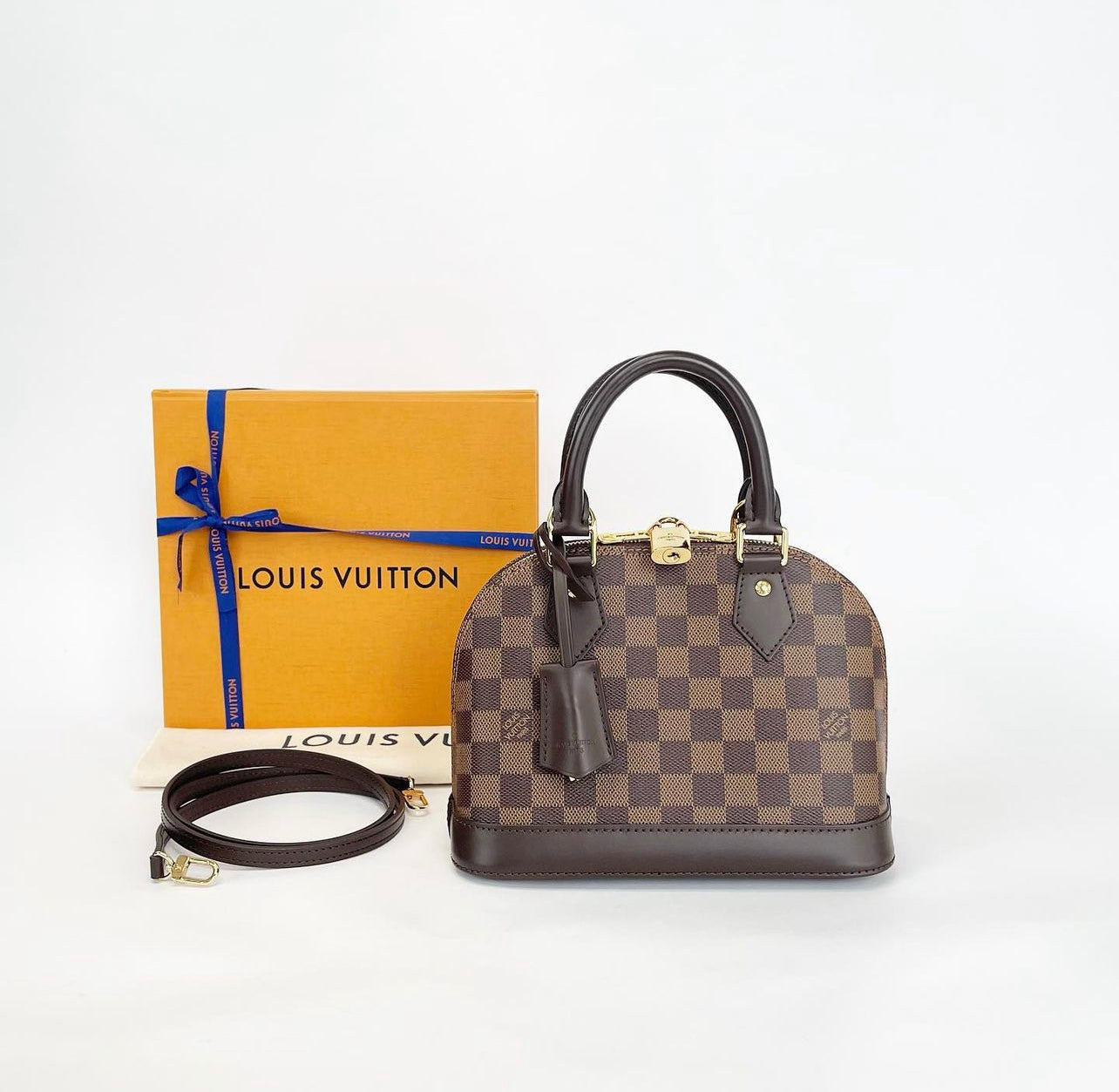 Louis Vuitton Alma Bb Brown Damier Ebene