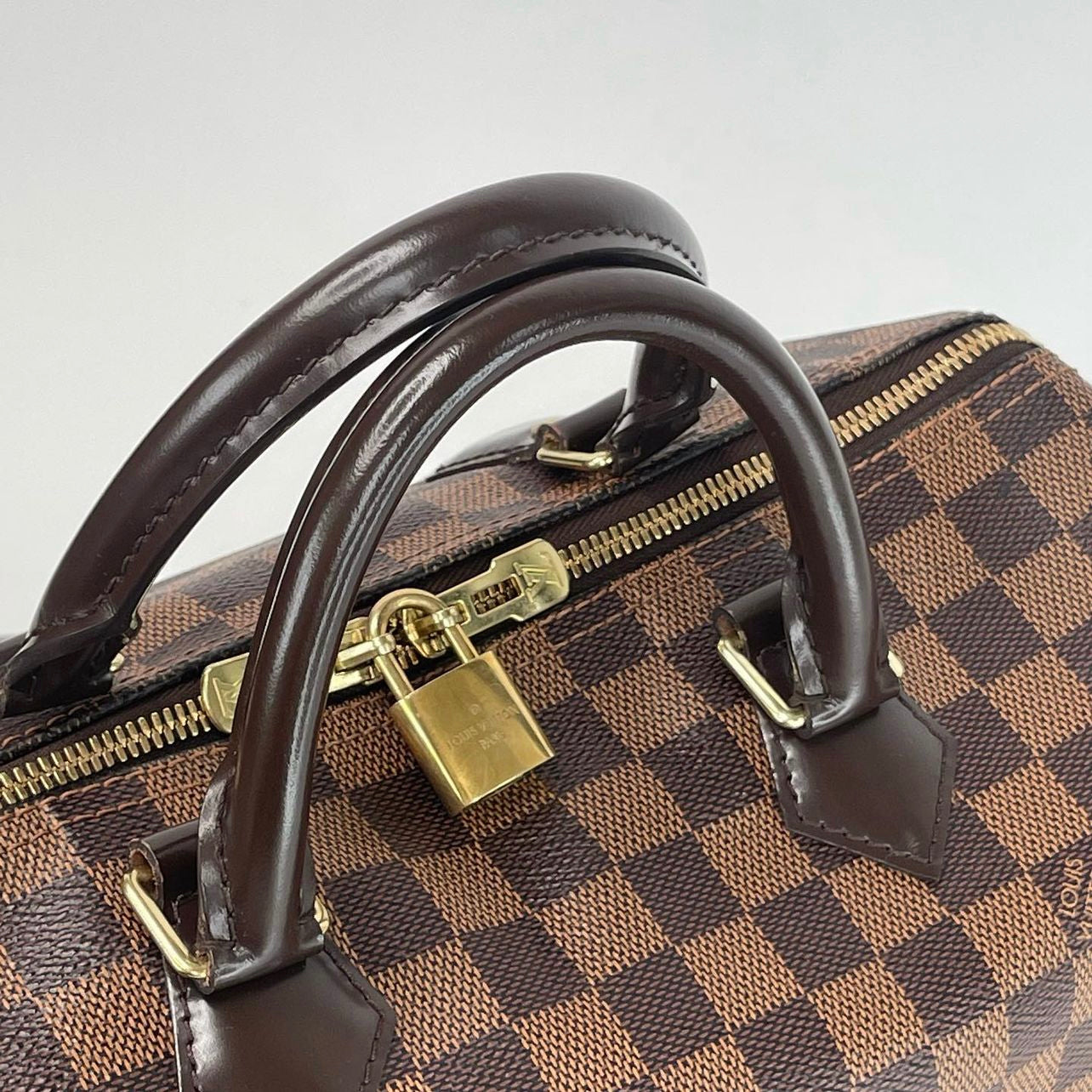 LOUIS VUITTON SPEEDY 30 BANDOULIERE DAMIER EBENE + INSERT ORGANIZER – BLuxe  Boutique