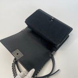 CHANEL MEDIUM BOY BAG IN BLK QUILTED LAMBSKIN LEATHER & RHW + BONUS ORGANIZER