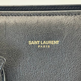 SAINT LAURENT SAC DE JOUR TWO WAY TOTE IN BLK SMOOTH LEATHER