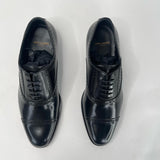 SAINT LAURENT BLK LEATHER ARMY DERBY SHOES